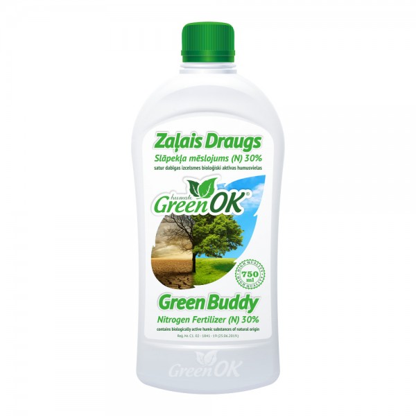 GreenOK Zelený kamarád - univerzální organominerální dusíkaté hnojivo (N) 30%, 750ml 
