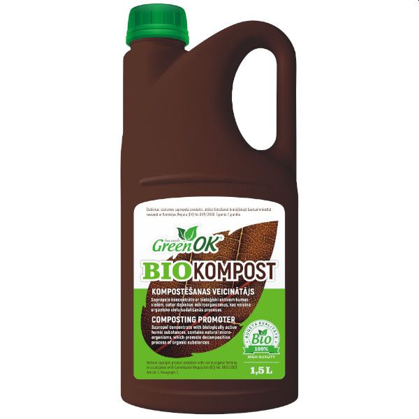 GreenOK   Biologický aktivátor  kompostu, 1,5 l 
