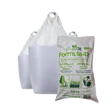 GreenOK FORMULA 4X Organominerální hnojivo NPK 2,2-2,2-5,0 | Ca, Mg 2,8 – 1,6, 500kg