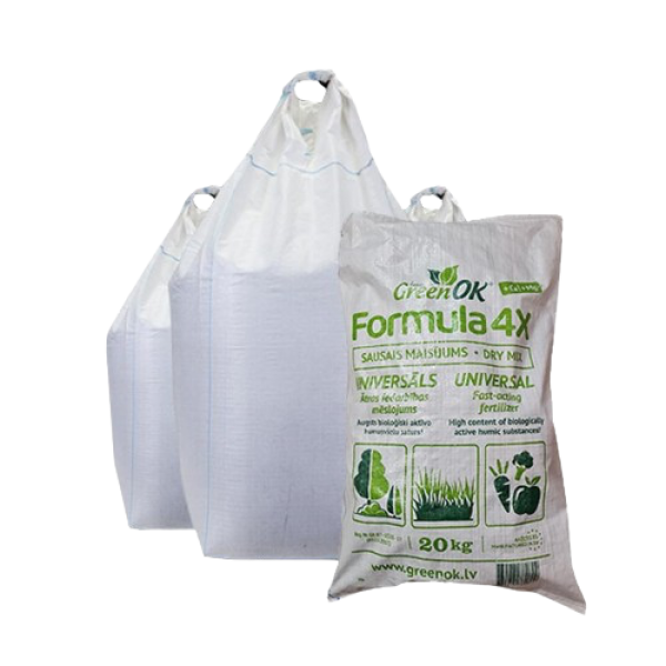 GreenOK FORMULA 4X Organominerální hnojivo NPK 2,2-2,2-5,0 | Ca, Mg 2,8 – 1,6, 500kg