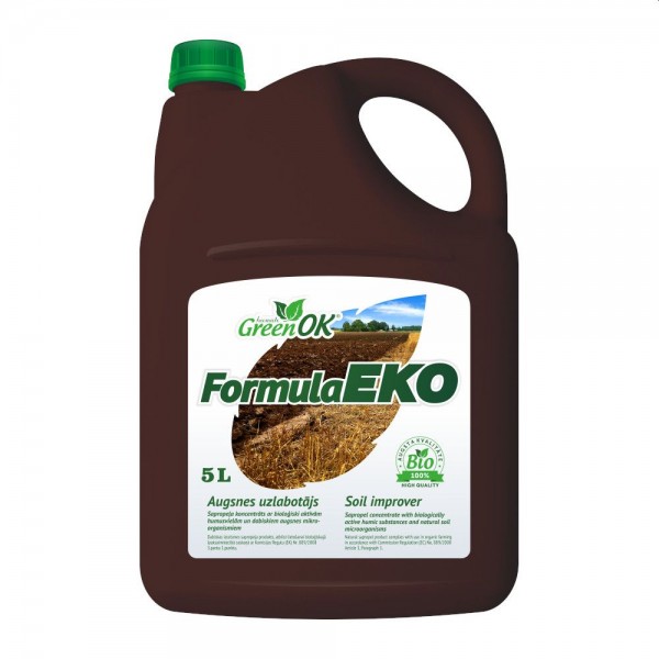 GreenOK FORMULA ORGANIC Pomocná půdní látka, 5 l