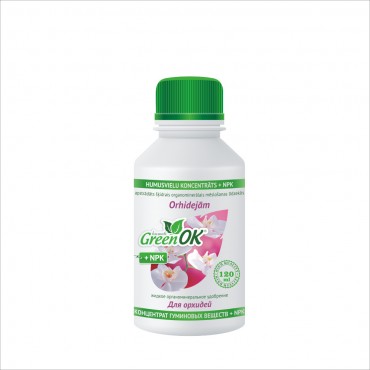 GreenOK Pro orchideje Koncentrát huminových látek + NPK , 120ml